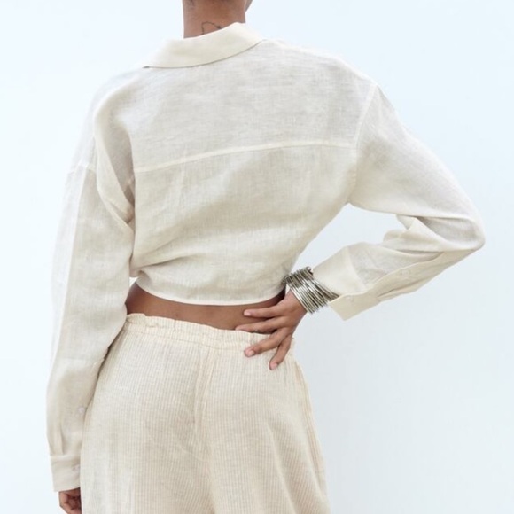 Zara Linen Shirt - Picture 4 of 8